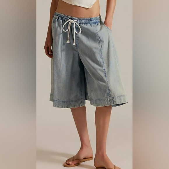 Free People Pants - Free People We The Free Distant Lover Culottes